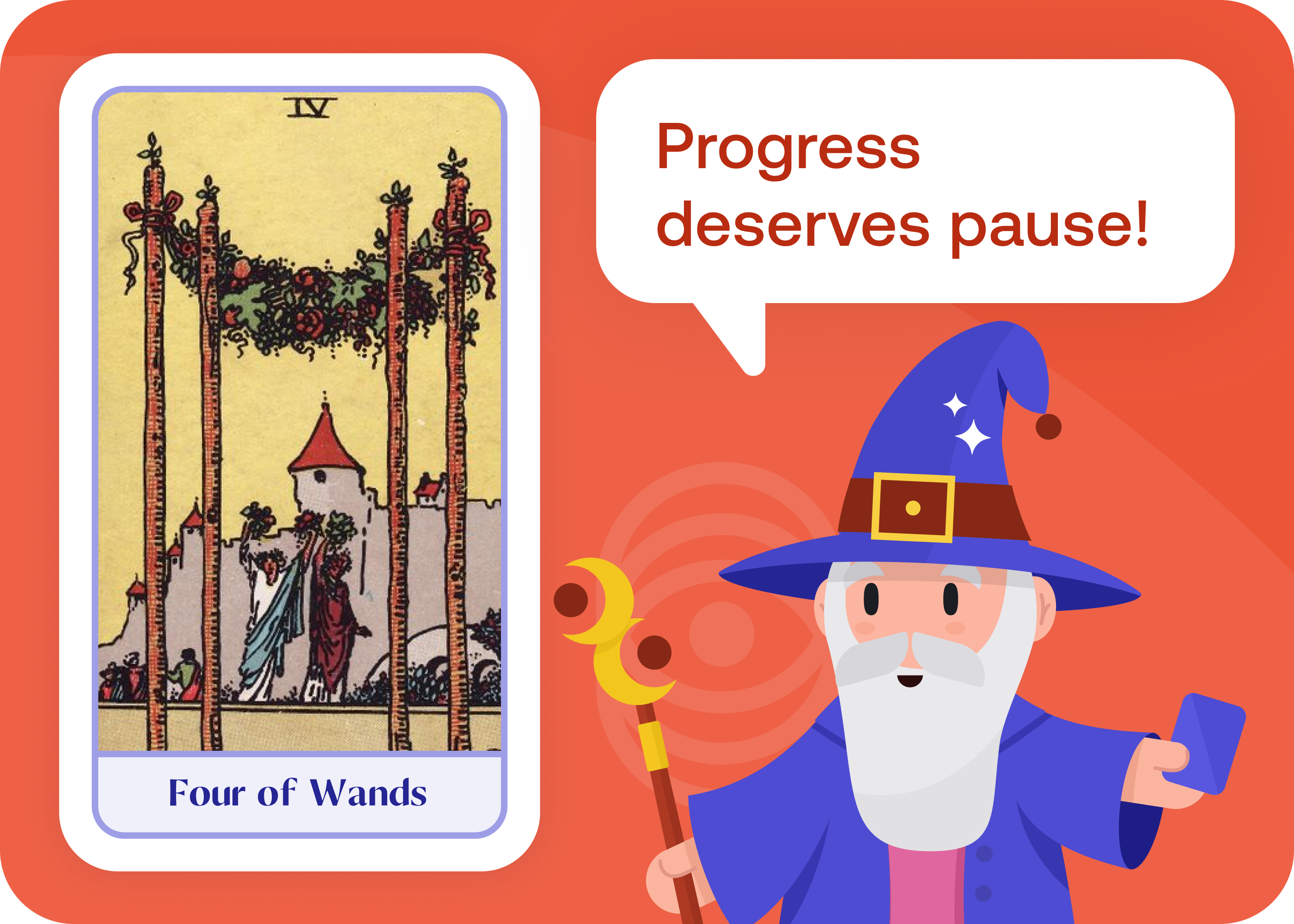 Four of Wands (4 of Wands)